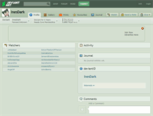 Tablet Screenshot of inesdark.deviantart.com