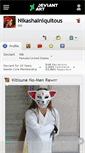 Mobile Screenshot of nikashainiquitous.deviantart.com