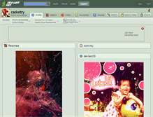 Tablet Screenshot of casketry.deviantart.com