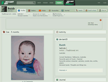 Tablet Screenshot of buzzb.deviantart.com