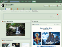 Tablet Screenshot of codysseus154.deviantart.com