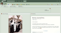 Desktop Screenshot of ferrith.deviantart.com