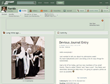 Tablet Screenshot of ferrith.deviantart.com