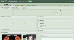 Desktop Screenshot of kirihuki.deviantart.com
