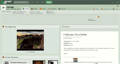 Desktop Screenshot of neorage.deviantart.com