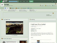 Tablet Screenshot of neorage.deviantart.com
