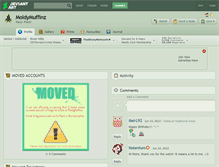 Tablet Screenshot of moldymuffinz.deviantart.com