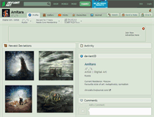 Tablet Screenshot of amitara.deviantart.com