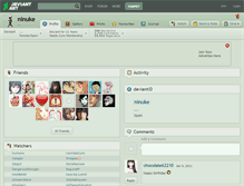 Tablet Screenshot of ninuke.deviantart.com