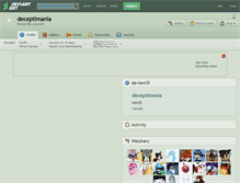 Tablet Screenshot of deceptimania.deviantart.com