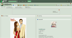 Desktop Screenshot of cutieblossom.deviantart.com