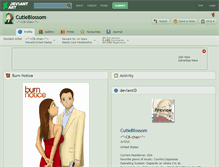 Tablet Screenshot of cutieblossom.deviantart.com