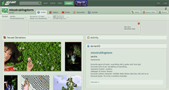 Desktop Screenshot of missstrublingstorm.deviantart.com