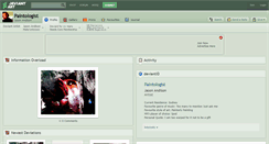 Desktop Screenshot of paintologist.deviantart.com