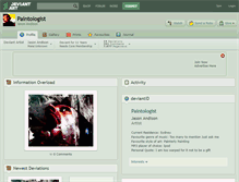 Tablet Screenshot of paintologist.deviantart.com