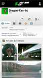 Mobile Screenshot of dragon-fan-16.deviantart.com