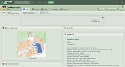 Desktop Screenshot of goddess-astra.deviantart.com