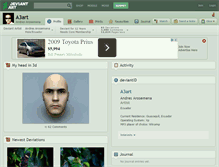 Tablet Screenshot of a3art.deviantart.com