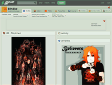 Tablet Screenshot of blindice.deviantart.com