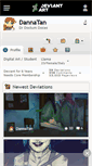 Mobile Screenshot of dannatan.deviantart.com