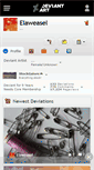 Mobile Screenshot of elaweasel.deviantart.com