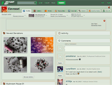 Tablet Screenshot of elaweasel.deviantart.com