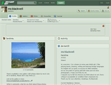 Tablet Screenshot of ms-blackwell.deviantart.com