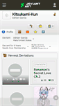 Mobile Screenshot of kitsukami-kun.deviantart.com