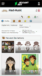 Mobile Screenshot of mad-music.deviantart.com