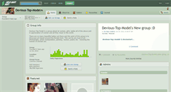 Desktop Screenshot of devious-top-model.deviantart.com