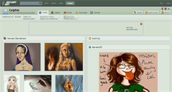 Desktop Screenshot of celphie.deviantart.com