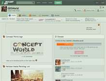 Tablet Screenshot of gdsworld.deviantart.com