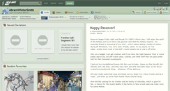 Desktop Screenshot of abramwintersmith.deviantart.com