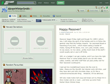Tablet Screenshot of abramwintersmith.deviantart.com