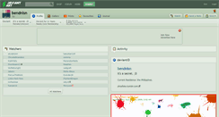 Desktop Screenshot of bendnlsn.deviantart.com