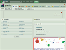 Tablet Screenshot of bendnlsn.deviantart.com