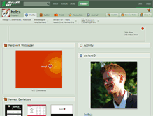 Tablet Screenshot of holica.deviantart.com