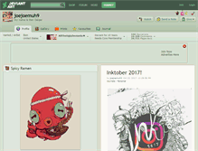Tablet Screenshot of joejoemuh9.deviantart.com