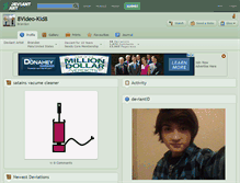 Tablet Screenshot of 8video-kid8.deviantart.com