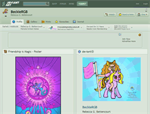 Tablet Screenshot of beckiergb.deviantart.com