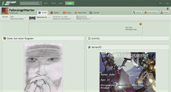 Desktop Screenshot of fallenangelwarrior.deviantart.com