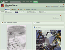 Tablet Screenshot of fallenangelwarrior.deviantart.com