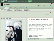 Tablet Screenshot of bargiegaara.deviantart.com