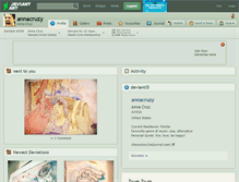 Tablet Screenshot of annacruzy.deviantart.com