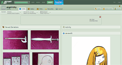 Desktop Screenshot of angelvicky.deviantart.com