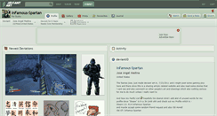 Desktop Screenshot of infamous-spartan.deviantart.com