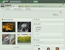 Tablet Screenshot of livhanna.deviantart.com