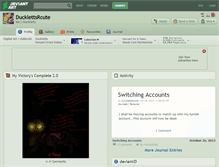 Tablet Screenshot of ducklettsrcute.deviantart.com