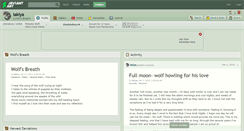 Desktop Screenshot of lakiya.deviantart.com