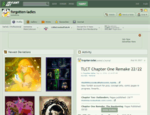 Tablet Screenshot of forgotten-ladies.deviantart.com